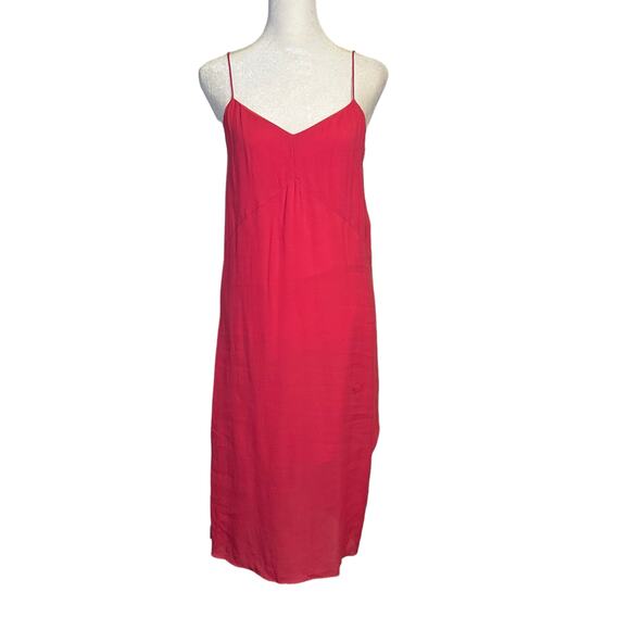 Tibi hot pink midi sheath dress size 0 - Picture 1 of 13